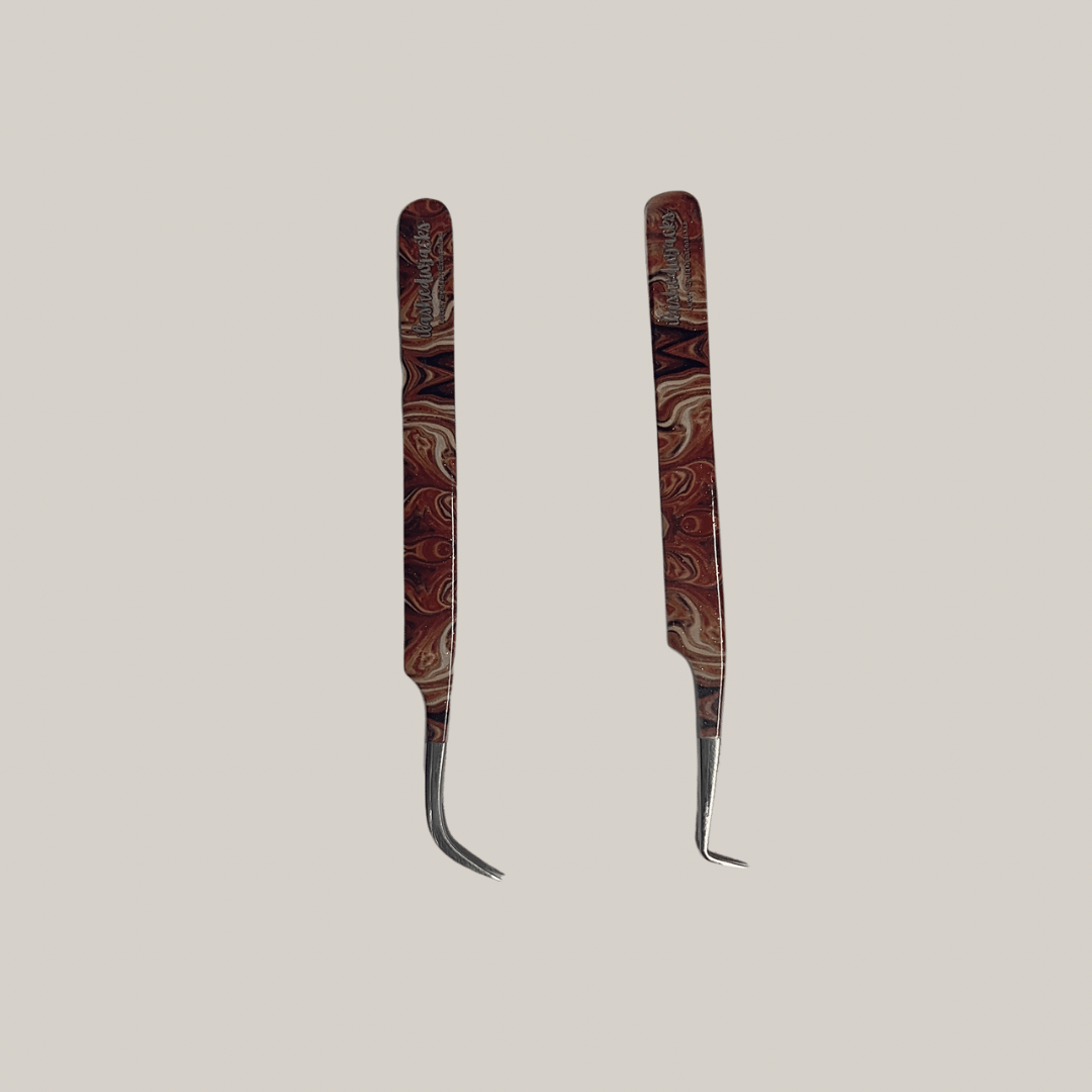 Brown Marble Tweezers