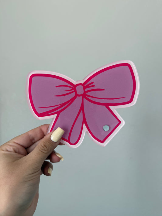 Pink Bow Lash Tile
