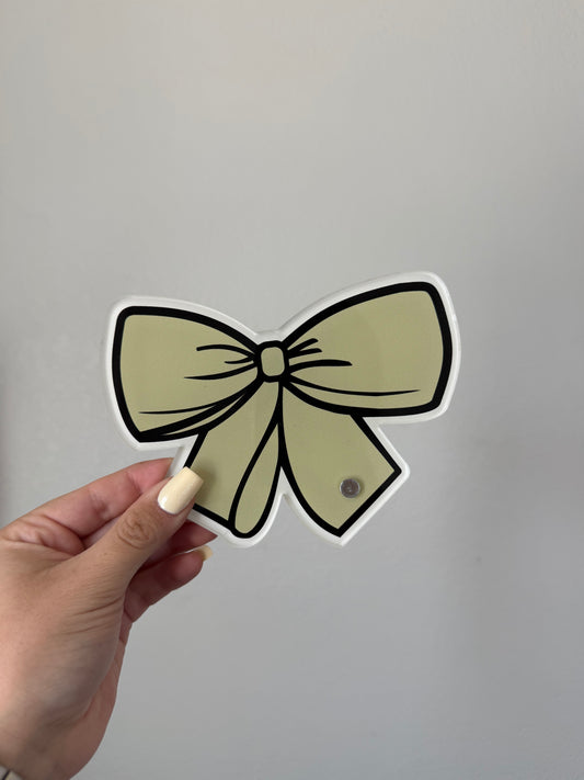 Beige Outlined Lash Tile